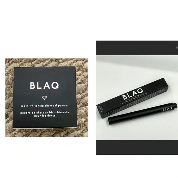 BLAQ Teeth Whitening Wand and Teeth Charcoal Powder New In Box - Picture 1 of 3